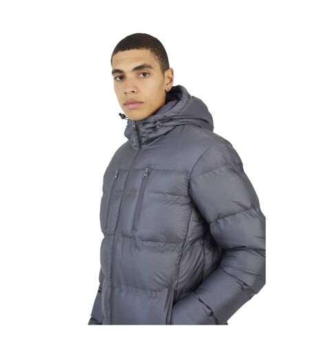 Doudoune Matelassée Homme Gris Brave Soul