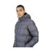 Doudoune Matelassée Homme Gris Brave Soul-3