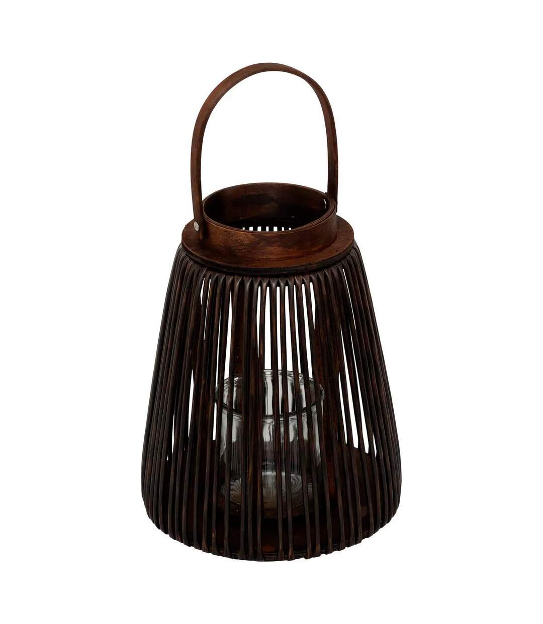 Lanterne Avec Anse Hopia 31cm Marron-1