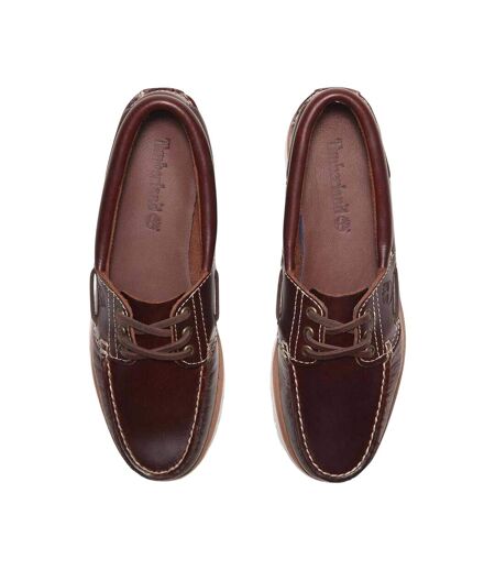 Mens Classic Leather Boat Shoes Brown Timberland