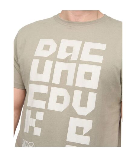 Mens squarelarge t-shirt sage Duck and Cover