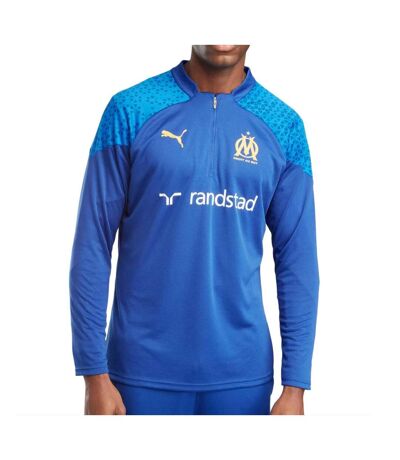 OM Sweat 1/4 zip Bleu Homme Puma 2023/2024 - L