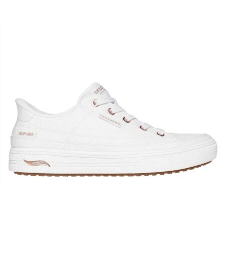 Baskets Arcade Meet Ya There Femme Blanc Skechers
