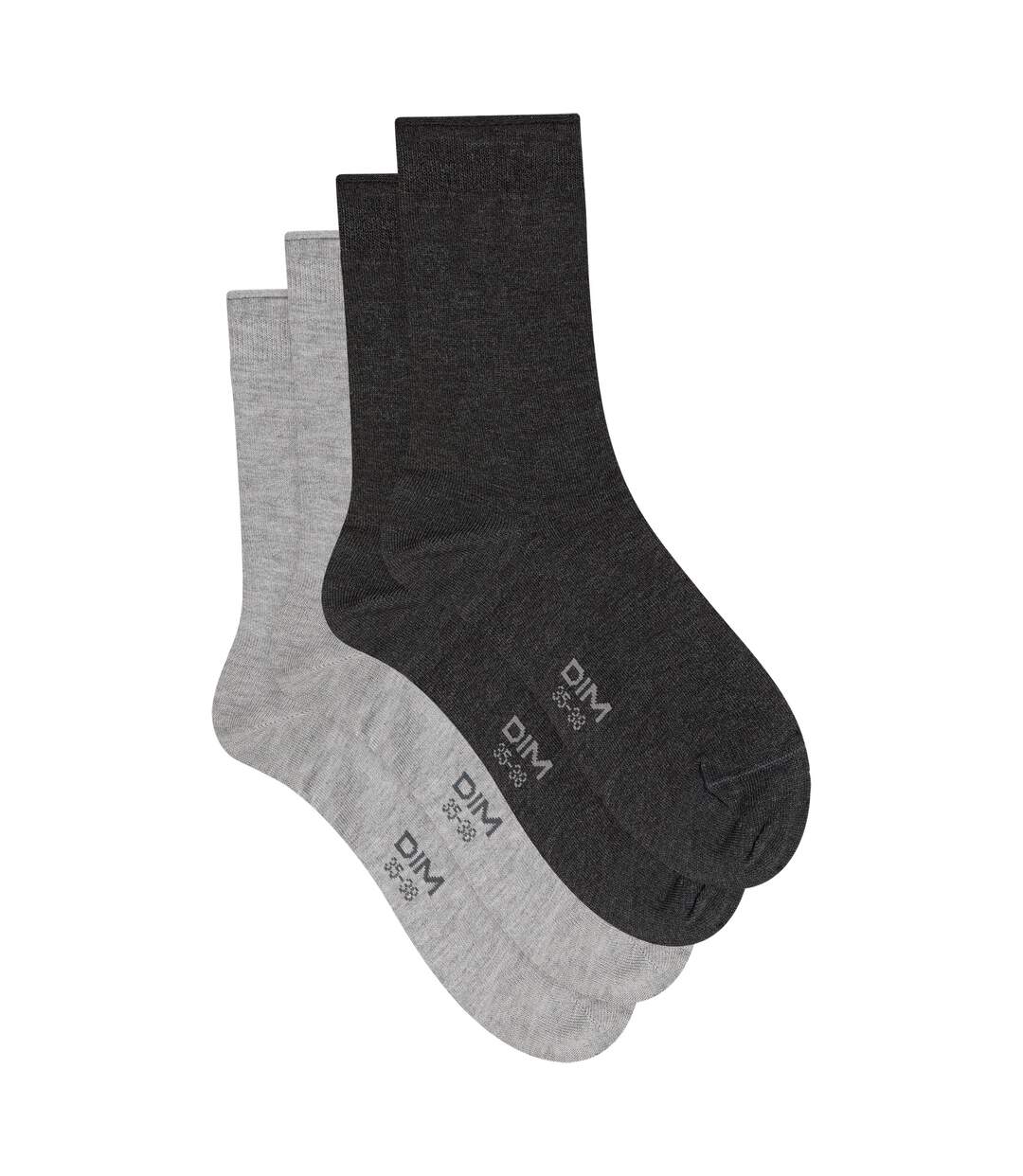 Lot de 2 Paires de Mi-Chaussettes Modal-3