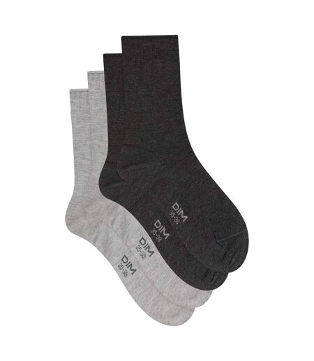 Lot de 2 Paires de Mi-Chaussettes Modal