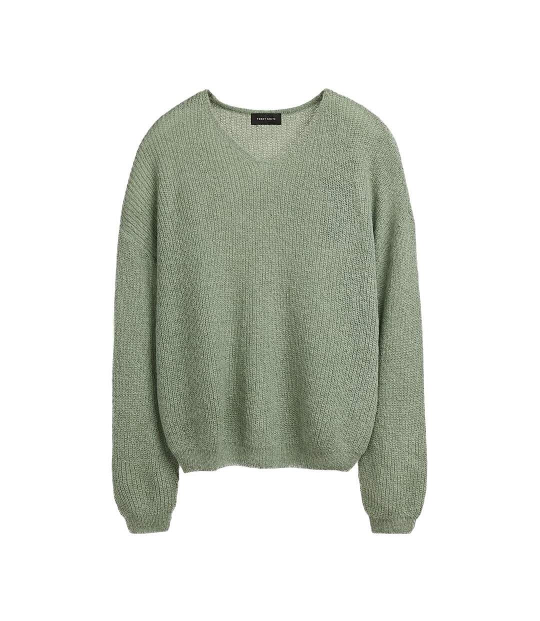 Pull vert femme teddy smith iceberg-1