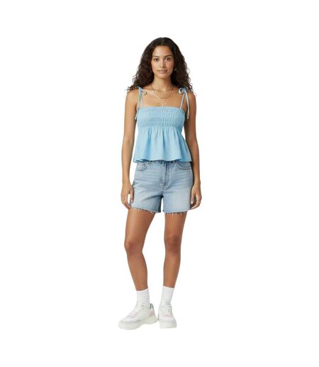 Haut Sans Manches Motif/style Froncé Femme Bleu Jack Wills