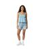 Haut Sans Manches Motif/style Froncé Femme Bleu Jack Wills-1