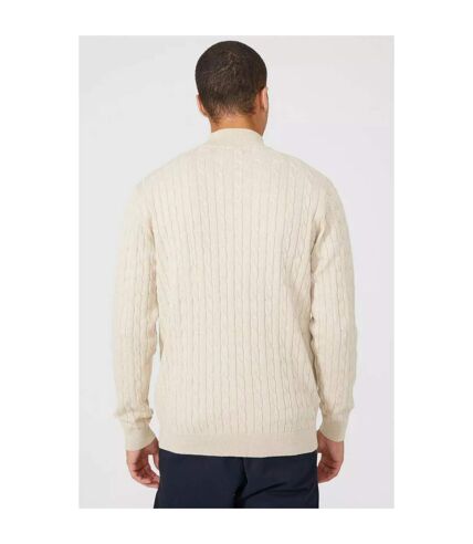 Pull homme beige gris Maine Maine