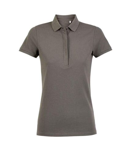 NEOBLU Womens/Ladies Owen Piqué Polo Shirt (Soft Grey) - UTPC6143
