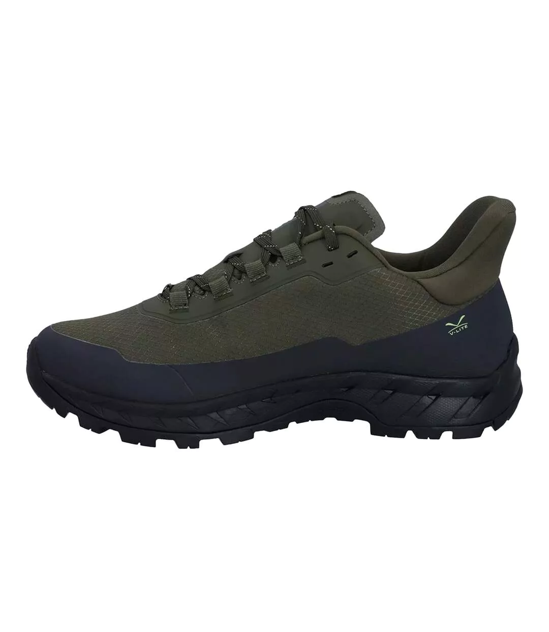 Bottines De Randonnée Altitude Lite Homme Vert Kaki Foncé Charbon Hi-Tec-3