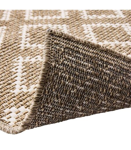 Tapis Tissé Plat Meandro 60x110cm Naturel