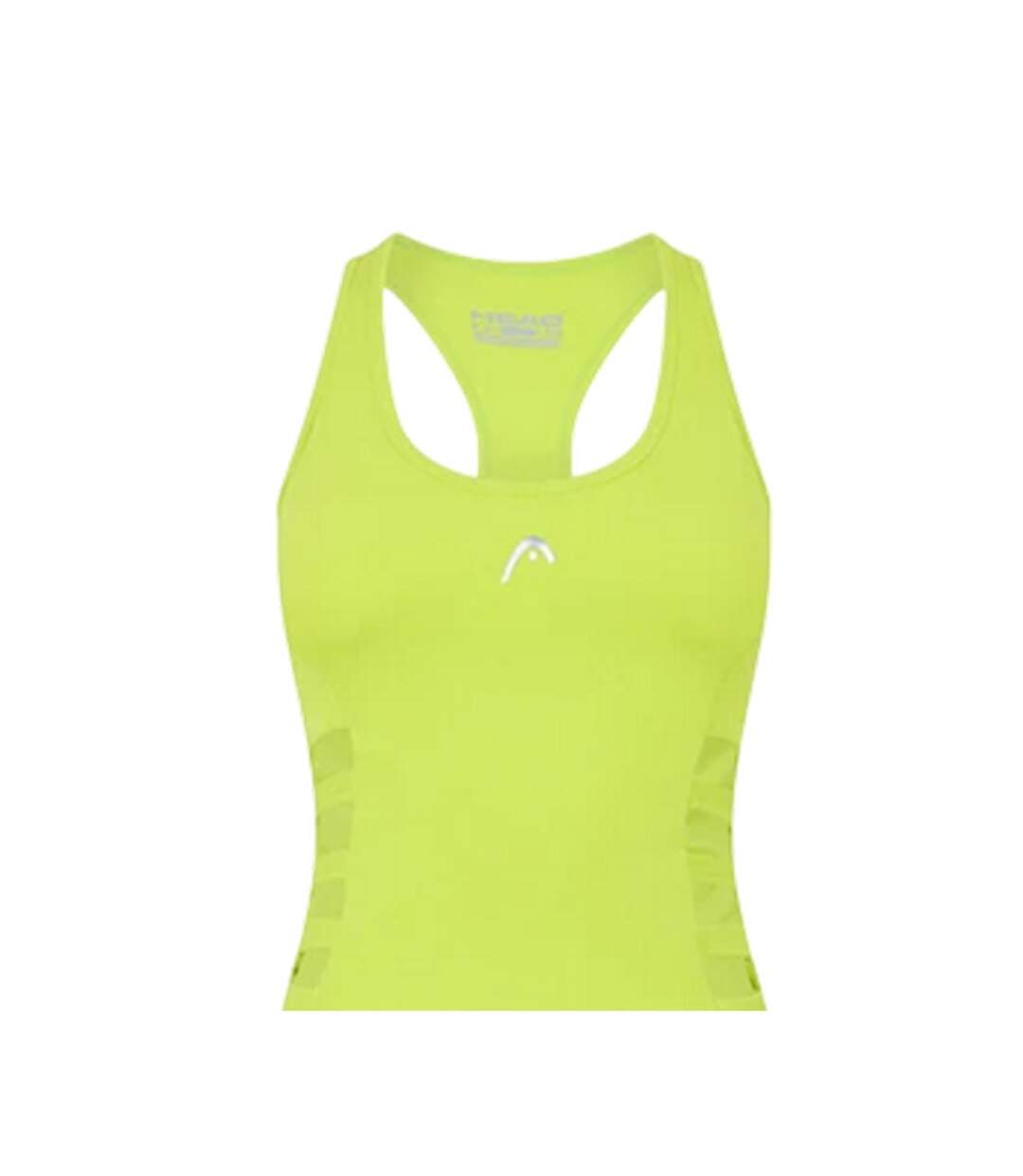 Womens/ladies Eos Slim Tennis Tank Dress Green Head-3