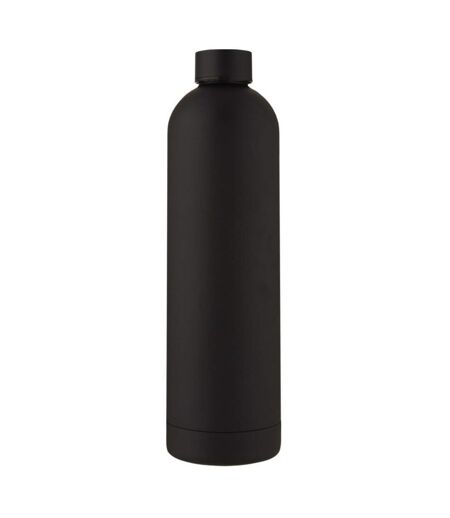 Avenue Spring Insulated Water Bottle (Solid Black) (One Size) - UTPF3941