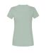 Womens/ladies iconic ringspun cotton t-shirt sage Fruit of the Loom