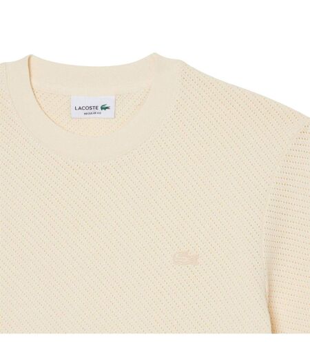 T-shirt Lacy Homme Crème Lacoste