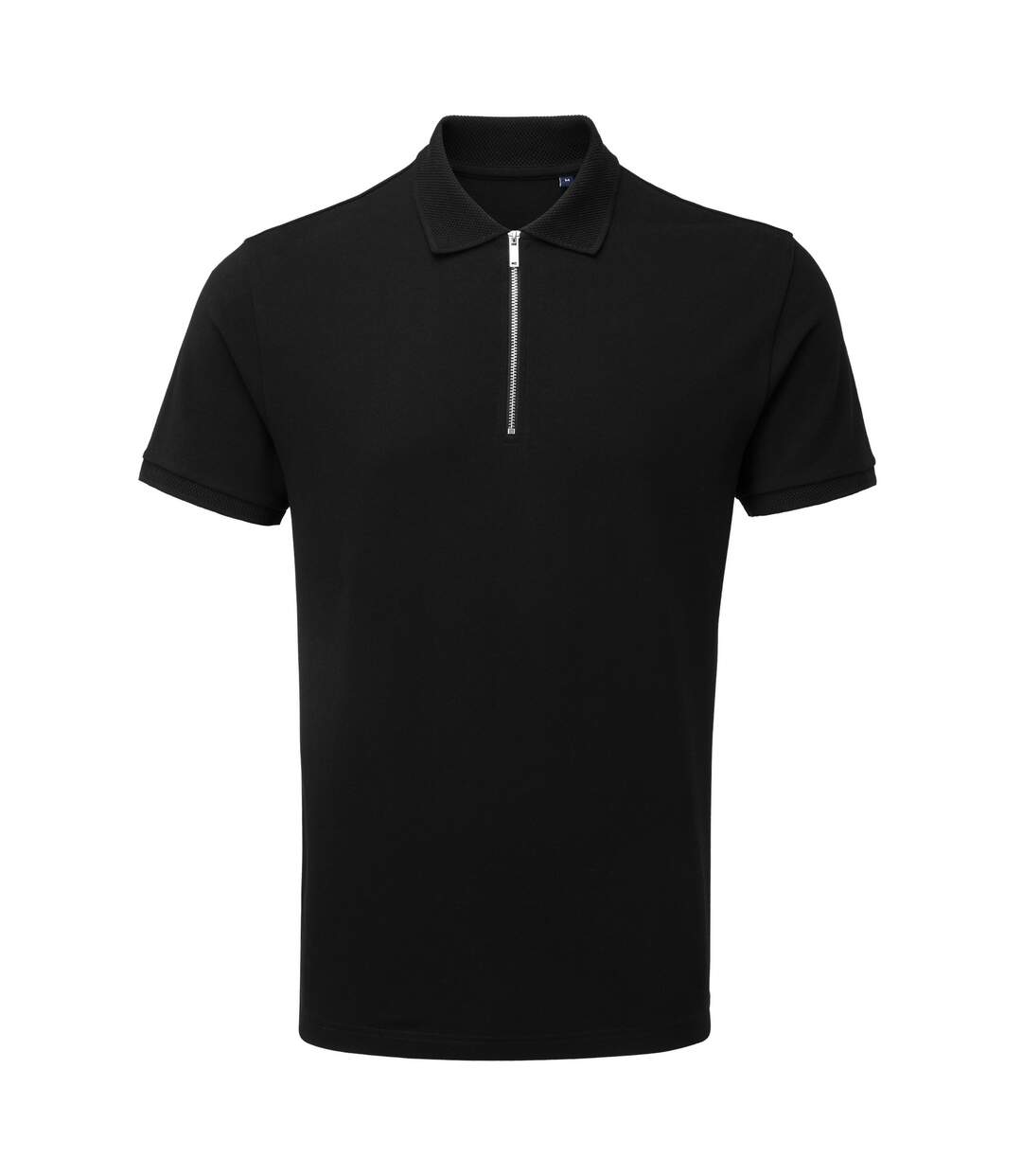 Polo manches courtes homme noir Asquith & Fox