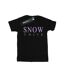 Disney Princess Mens Snow White Graphic T-Shirt (Black)