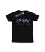 Disney Princess Womens/Ladies Snow White Graphic Cotton Boyfriend T-Shirt (Black)