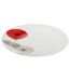 Lot de 6 Assiettes Plates Osara 26cm Blanc-2