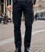 Challenger PANT2001C Pantalon cargo noir : le confort stretch utilitaire-1