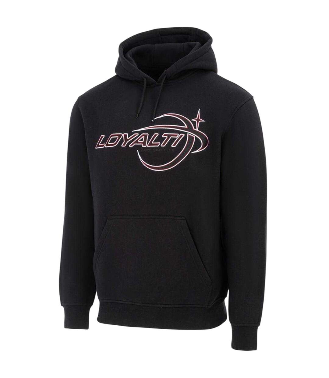 Sweat À Capuche Avec Cordons Motif/style Galaxie Homme Noir Loyalti-3