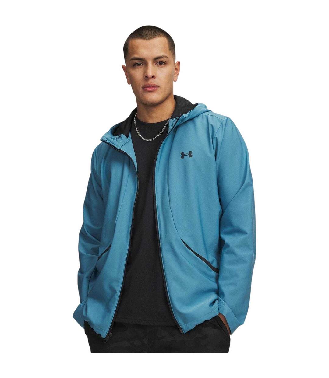 Veste À Capuche Entraînement Unstoppable Homme Bleu Foncé Noir Under Armour-1