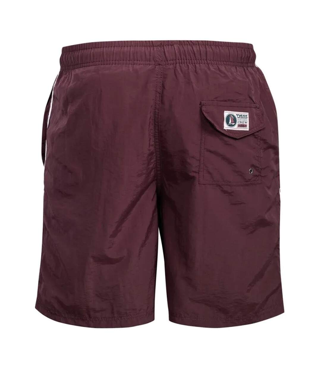 Duke Mens Yarrow D555 Full Length Swim Shorts (Burgundy) - UTDC205-2