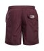 Duke Mens Yarrow D555 Full Length Swim Shorts (Burgundy) - UTDC205-2