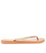 Womens/ladies exuberance chrome flip flops tan Ipanema-2