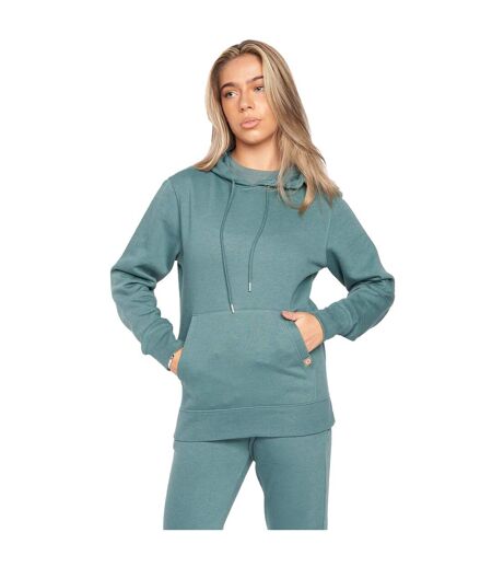 Womens/ladies cremmoore hoodie sage Juice