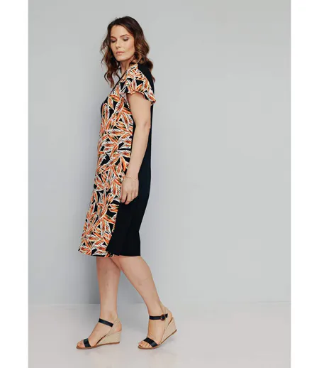 Robe fantaisie maille extensible
