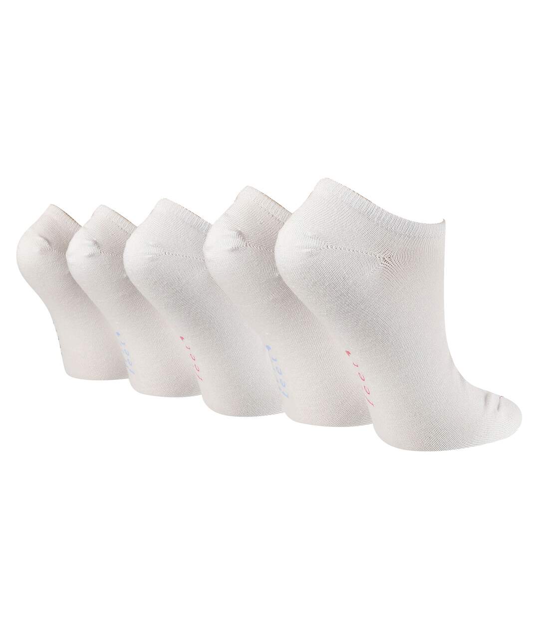 Wildfeet - 10 Paires Femme Chaussettes Bambou Basses Unies-3