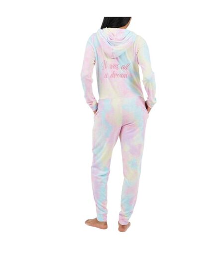 Combinaison De Nuit Motif/style Tie-dye It Was All A Dream Femme Rose Pastel Brave Soul