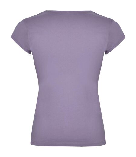 Womens/ladies Belice T-shirt Lavender Roly