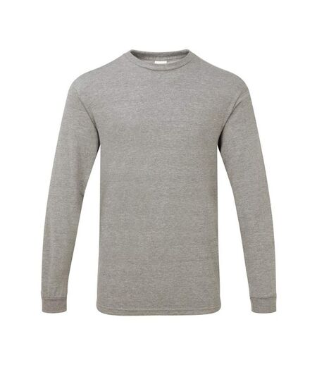 Unisex Adult Heather Long-sleeved T-shirt Graphite Heather Gildan Hammer