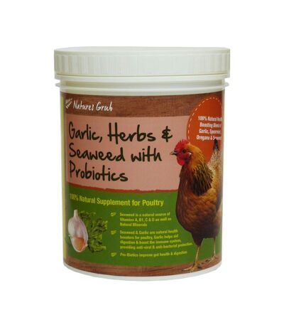 Natures Grub Garlic Herb & Seaweed Poultry Supplement (May Vary) (300g) - UTBZ355