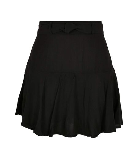 Mini Jupe Motif/style Uni Femme Noir Urban Classics