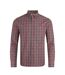 Mens lando checked long-sleeved shirt nut Weird Fish