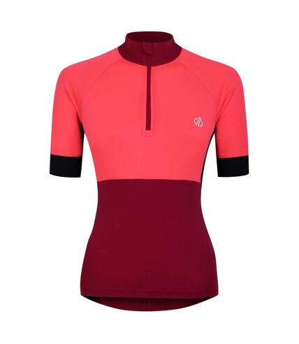 Maillot de cyclisme compassion femme rose néon / rose foncé Dare 2B