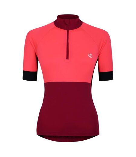 Maillot de cyclisme compassion femme rose néon / rose foncé Dare 2B