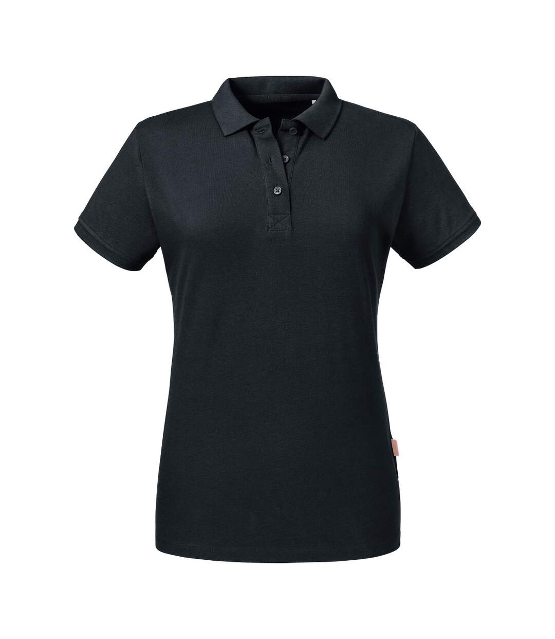 Polo femme noir Russell-1