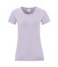 T-shirt Iconic Femme Lavande Clair Fruit Of The Loom-1