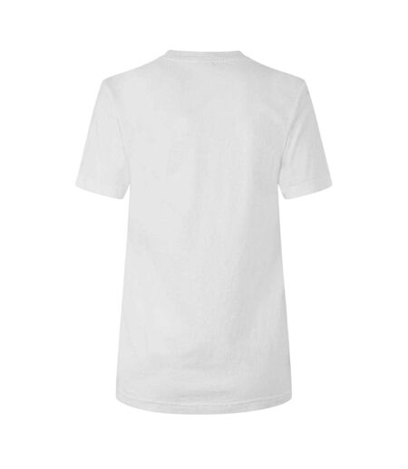 Womens/ladies California T-shirt White Gold Sporty & Rich