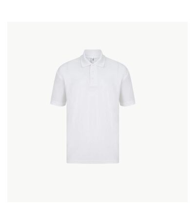 Casual - Polo manches courtes - Homme (Blanc) - UTAB252