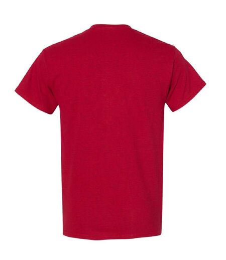 Gildan Mens Heavy Cotton Short Sleeve T-Shirt (Antique Cherry Red)
