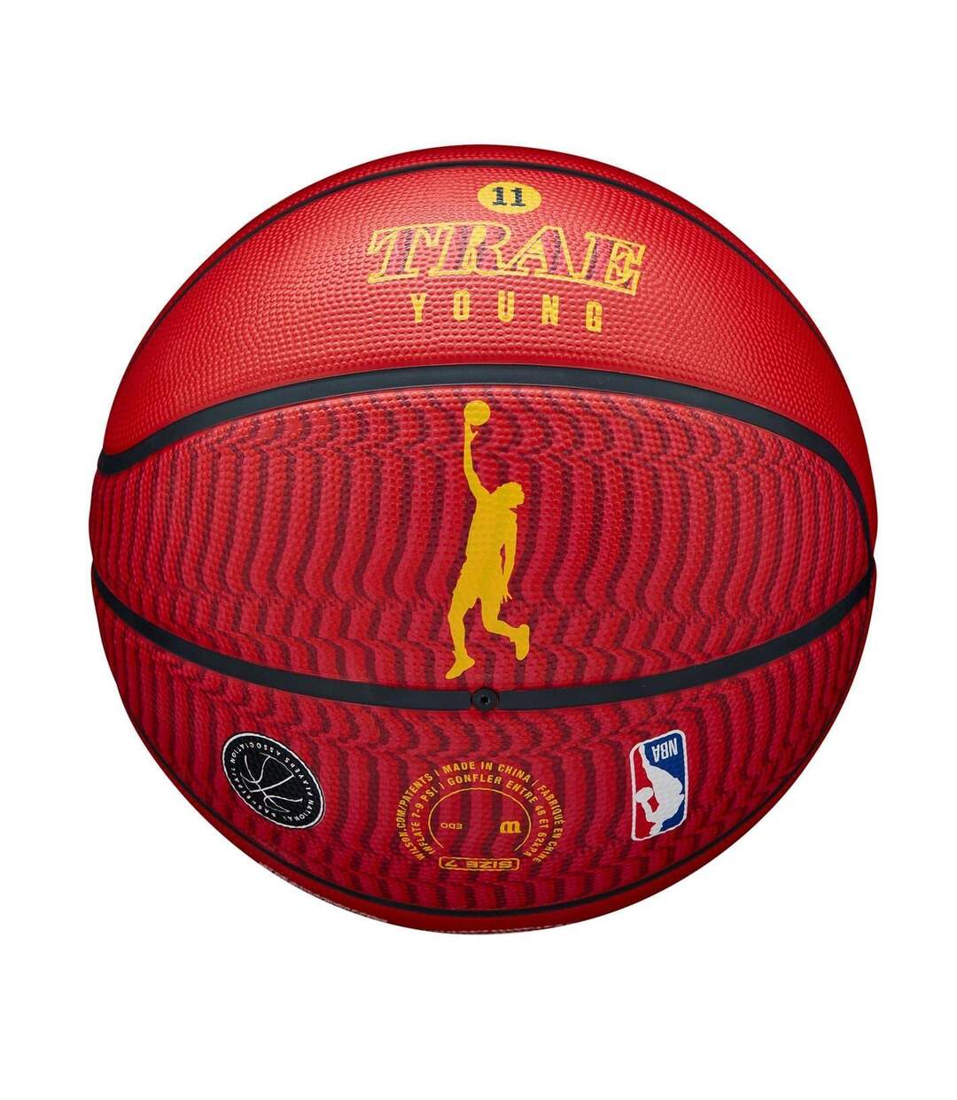 Ballon De Basket Nba Taille 7 Rouge Wilson-2