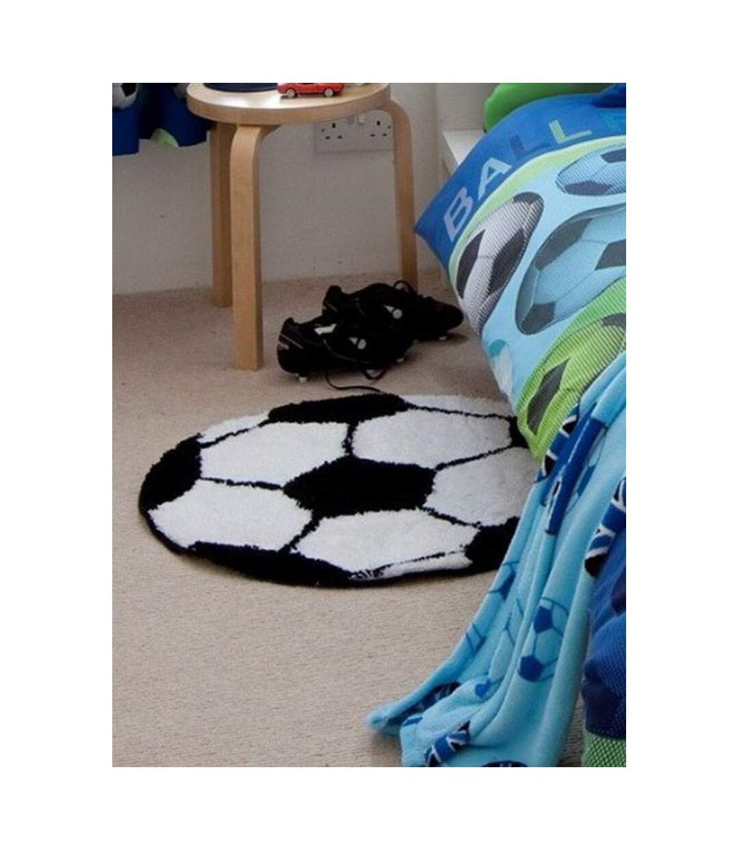 It´s a goal football rug one size white/black Catherine Lansfield