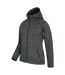 Womens/ladies nevis full zip hoodie black Mountain Warehouse