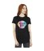 Disney Femme/Les femmes The Little Mermaid - T-shirt boyfriend en coton amusant (Noir) - UTBI31050-2